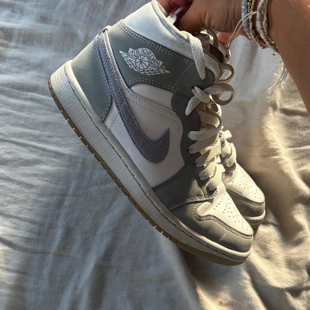 Nike Air Jordan Gray and White Sneakers